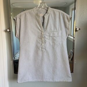 Bridge & Burn grey oversized shirt/blouse